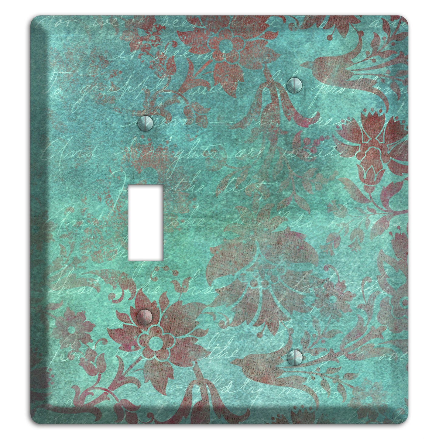 Sea Nymph Whimsical Damask Toggle / Blank Wallplate