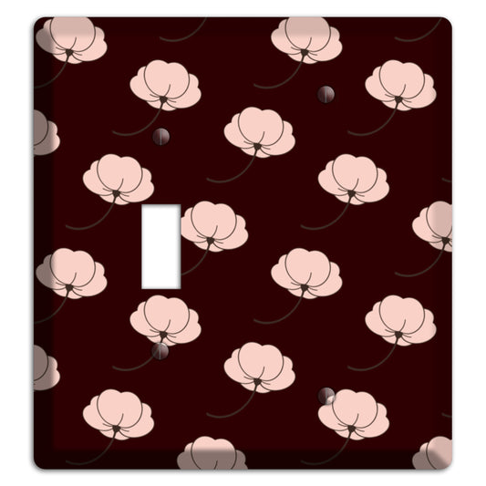 Asian Blossoms Toggle / Blank Wallplate