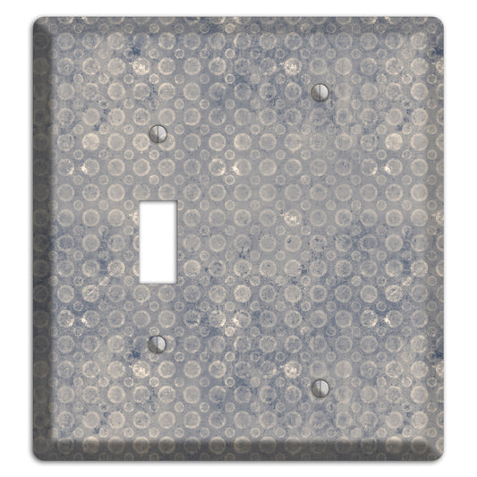 Grey Circles Toggle / Blank Wallplate