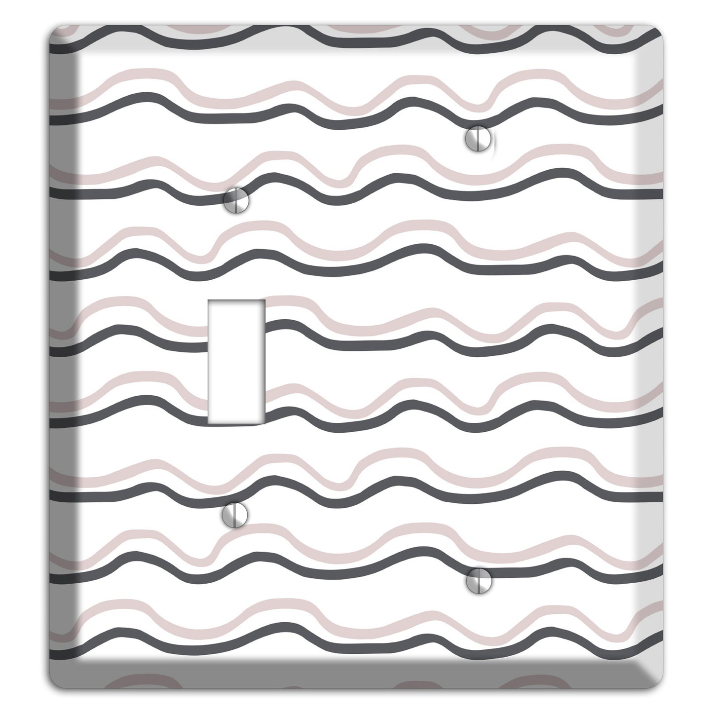 Abstract 30 Toggle / Blank Wallplate