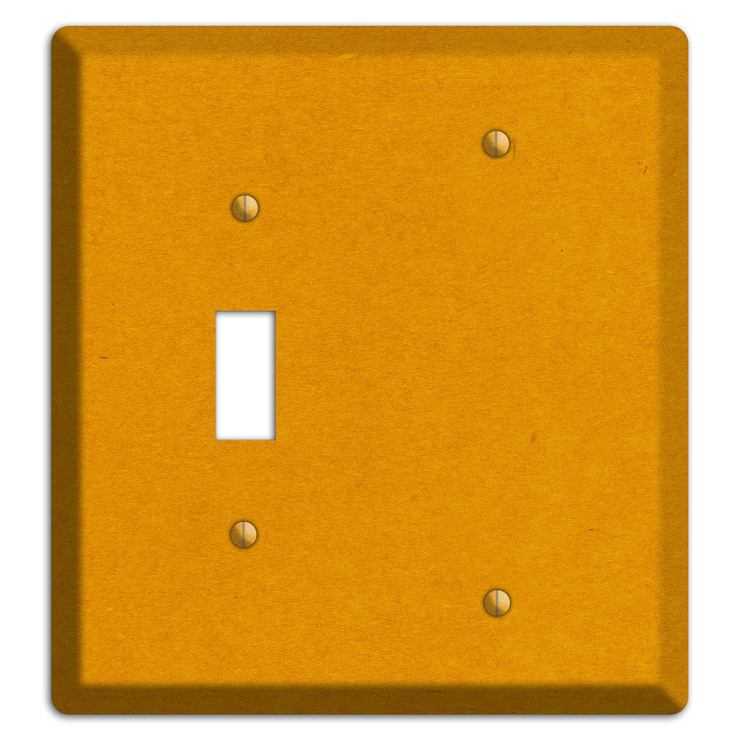 Tangerine Kraft Toggle / Blank Wallplate