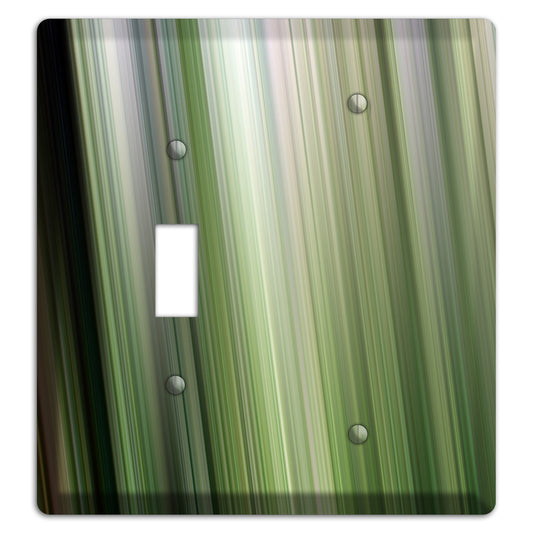 Green Ray of Light 2 Toggle / Blank Wallplate