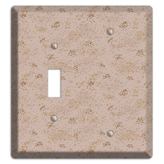 Marpat Desert Camo Toggle / Blank Wallplate