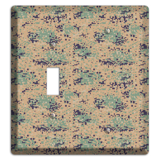 Marpat Woodland Camo Toggle / Blank Wallplate