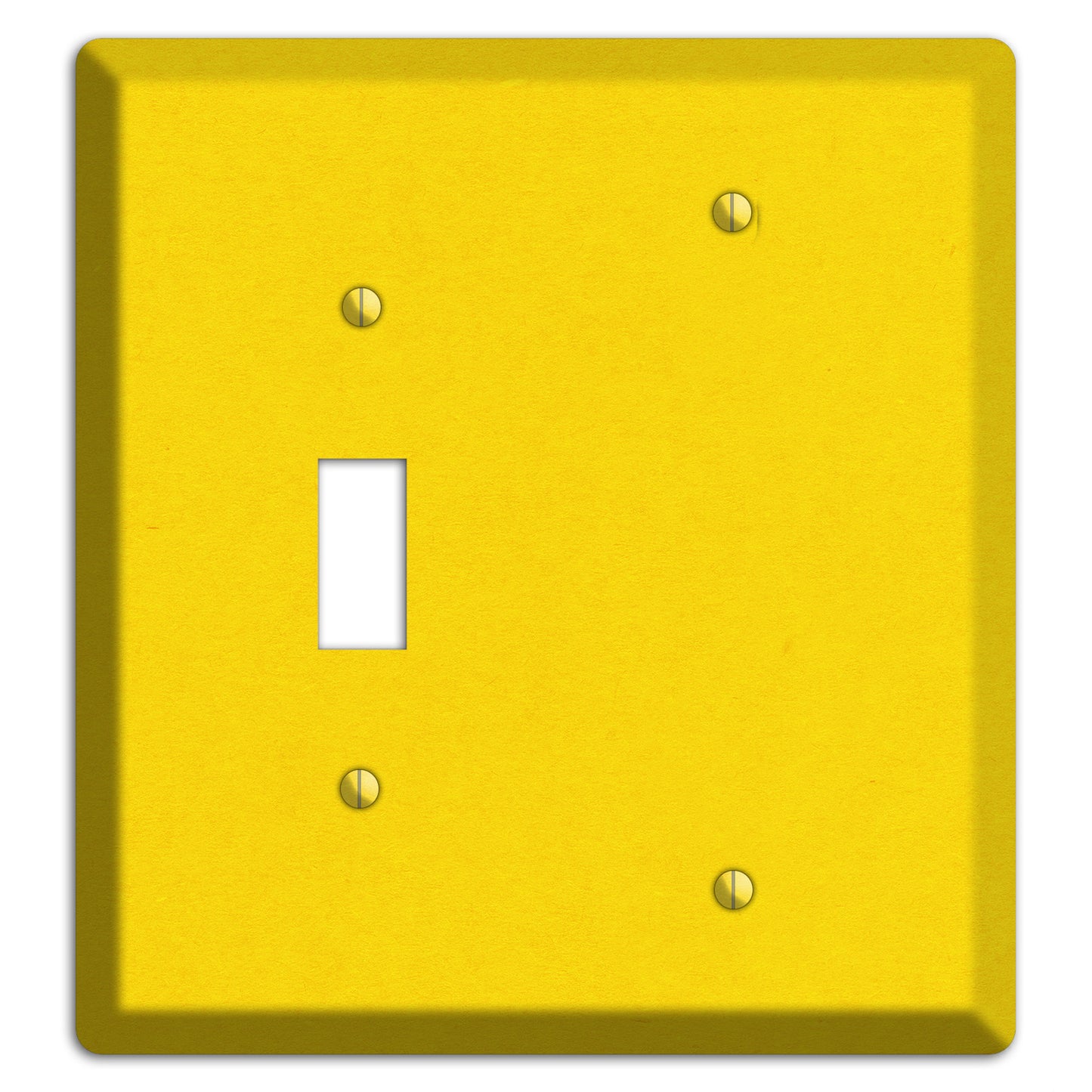 Moon Yellow Kraft Toggle / Blank Wallplate