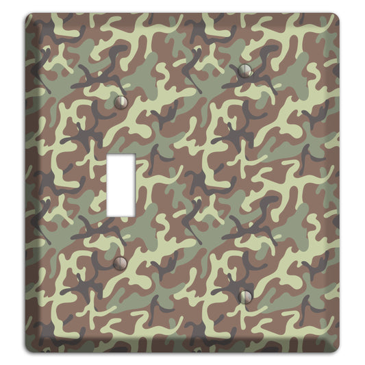 Jungle 1948 Camo Toggle / Blank Wallplate