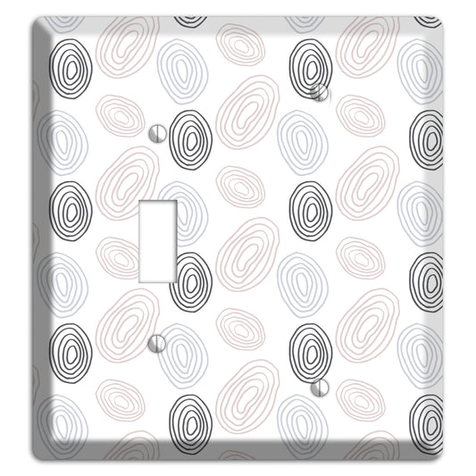 Abstract 4 Toggle / Blank Wallplate