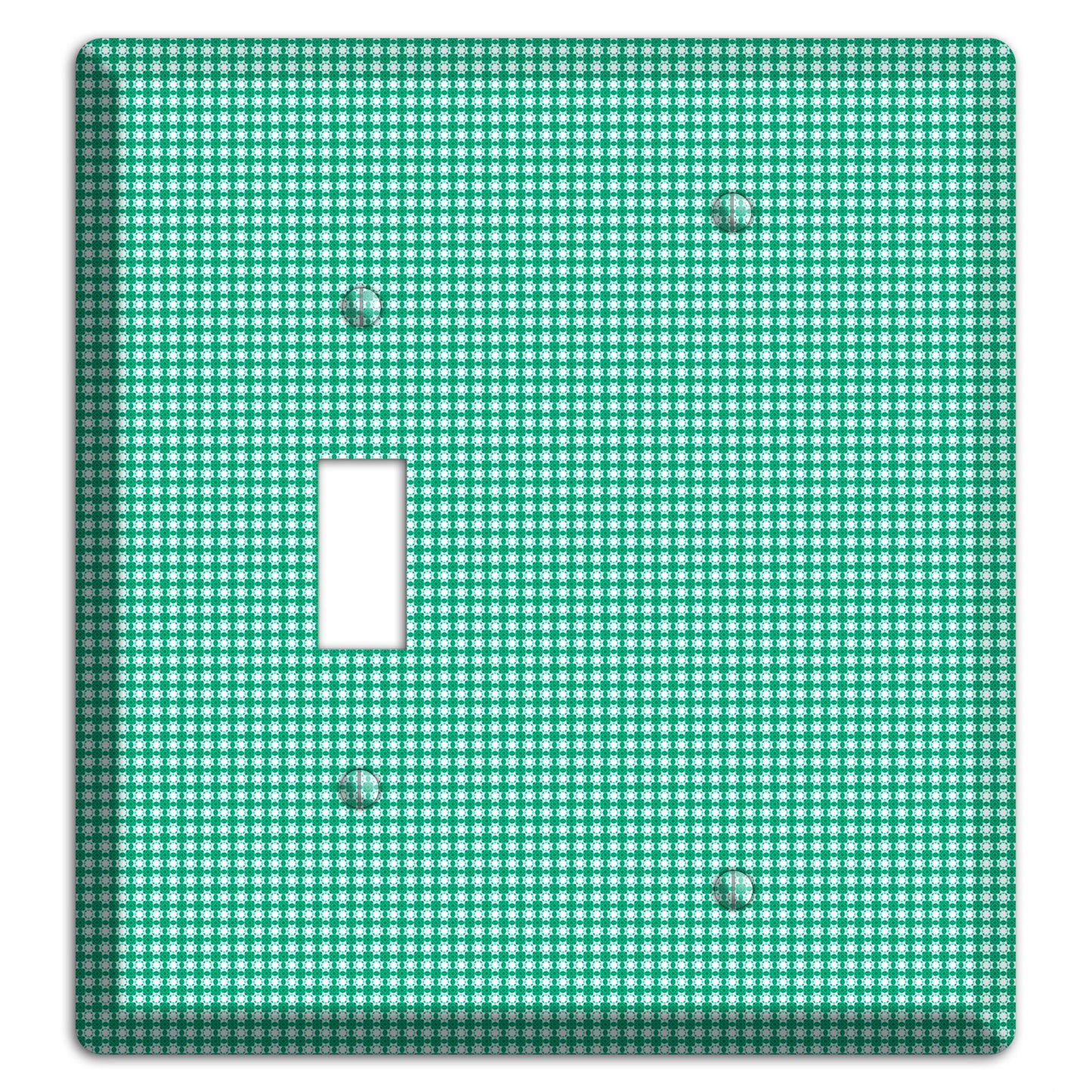 Jade Multi Tiled Geometric Toggle / Blank Wallplate