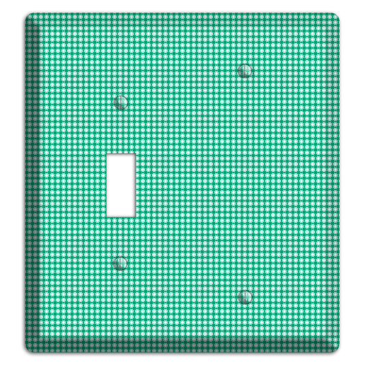 Jade Multi Tiled Geometric Toggle / Blank Wallplate