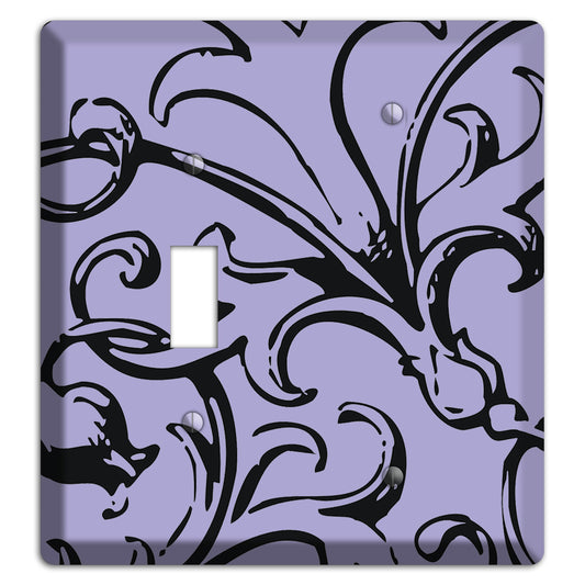 Victorian Lilac Toggle / Blank Wallplate