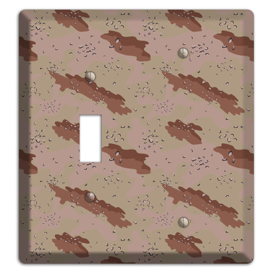 Chocolate Chip Camo Toggle / Blank Wallplate