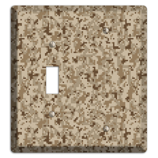 Desert Camo Toggle / Blank Wallplate