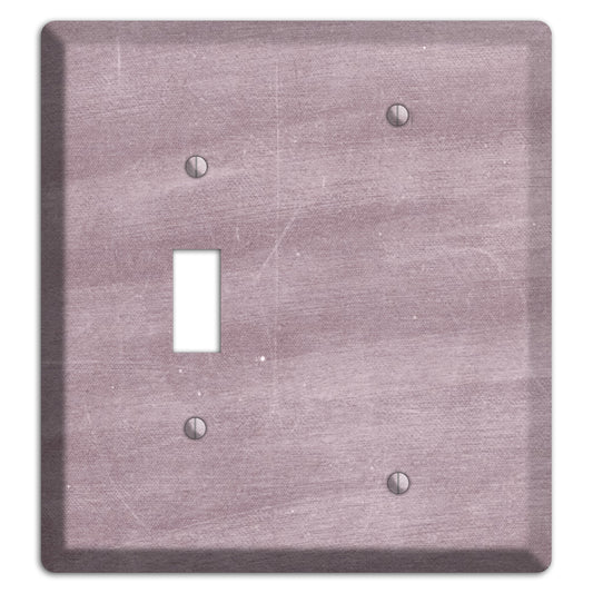 Chalk Light Maroon Toggle / Blank Wallplate