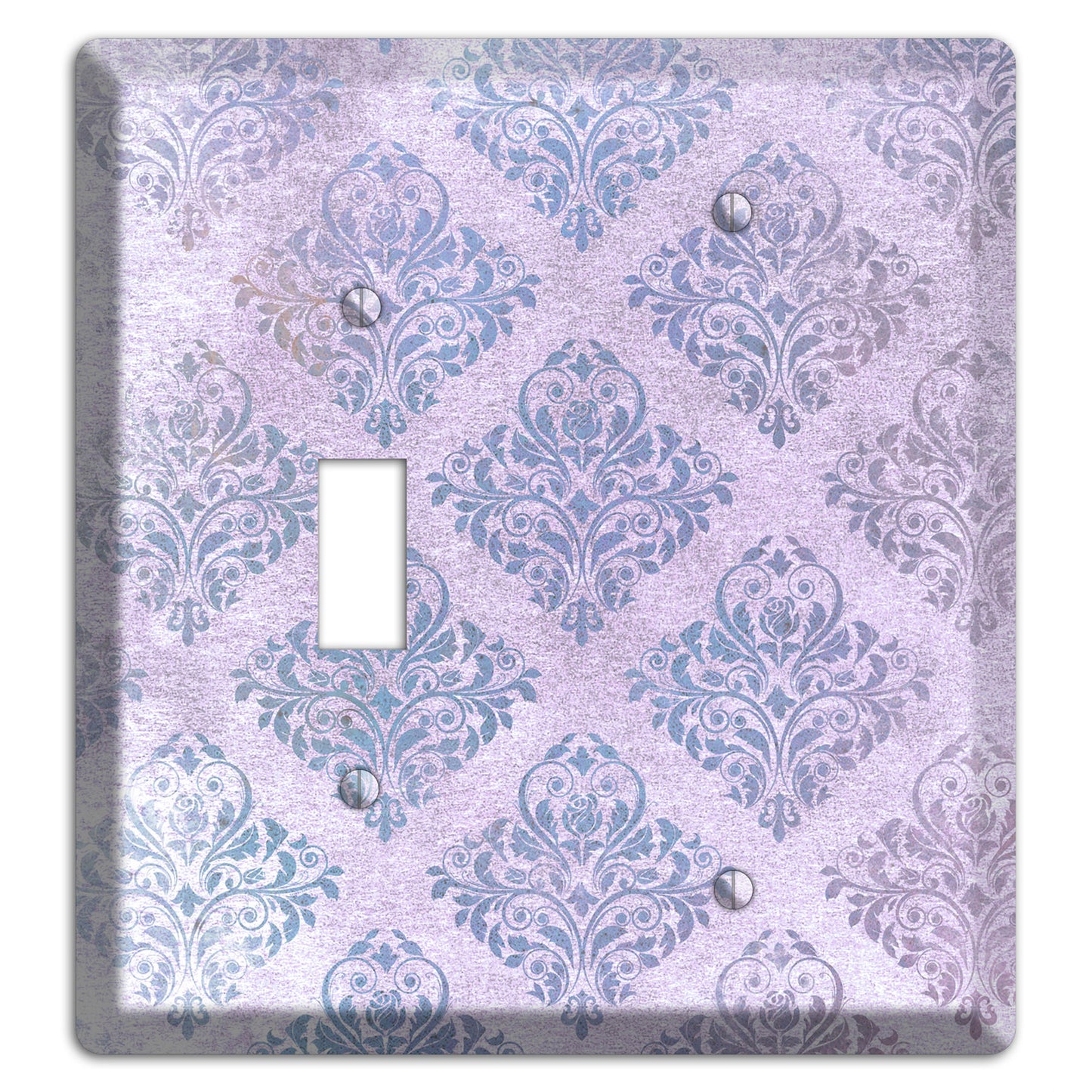 Logan Whimsical Damask Toggle / Blank Wallplate