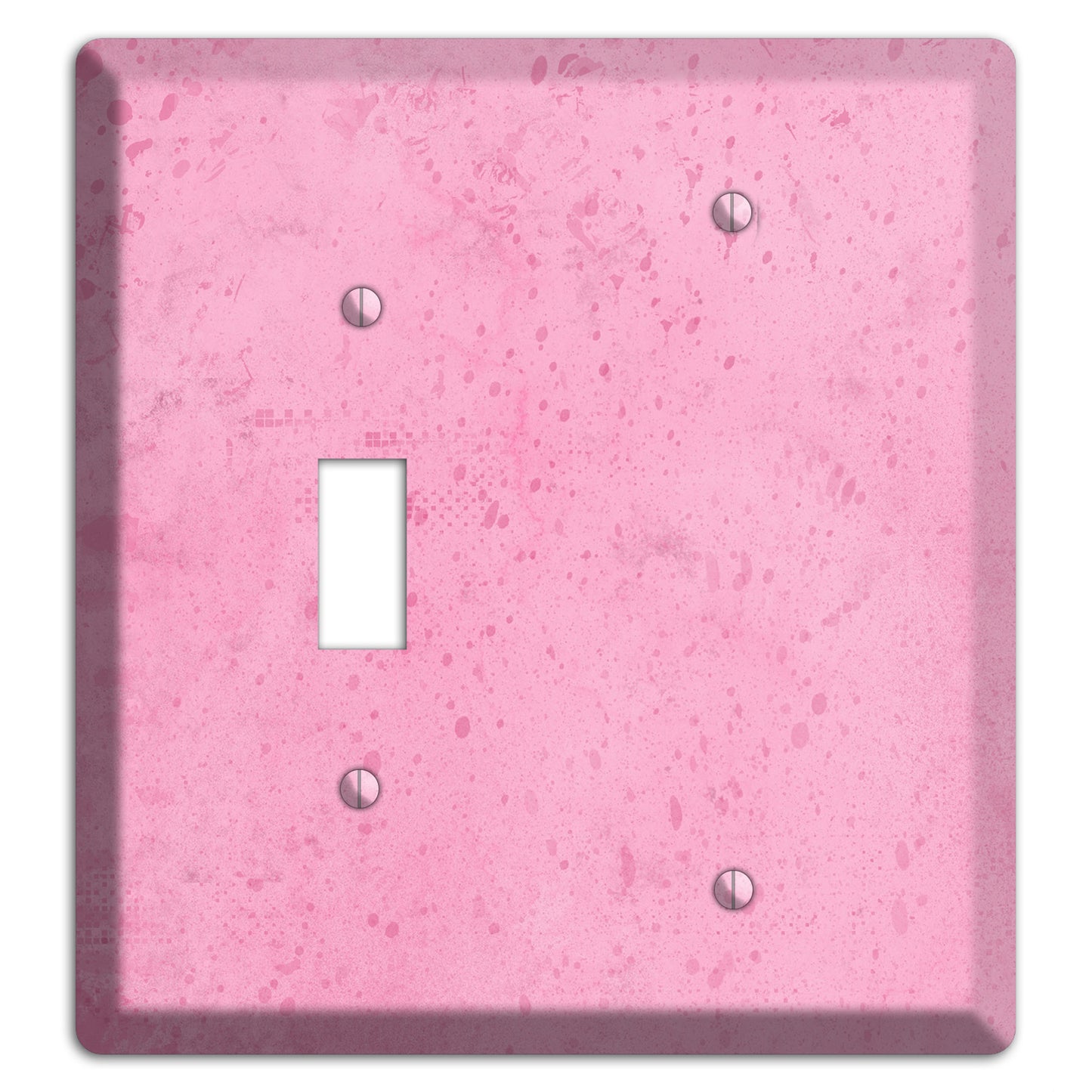 Illusion Pink Texture Toggle / Blank Wallplate