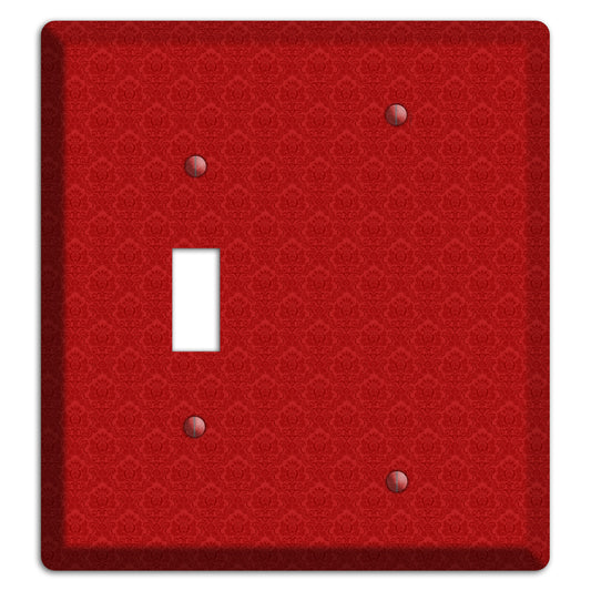 Red Cartouche Toggle / Blank Wallplate