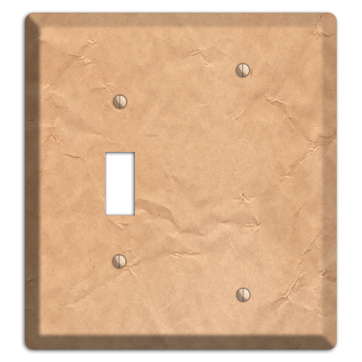 Aged Paper 6 Toggle / Blank Wallplate