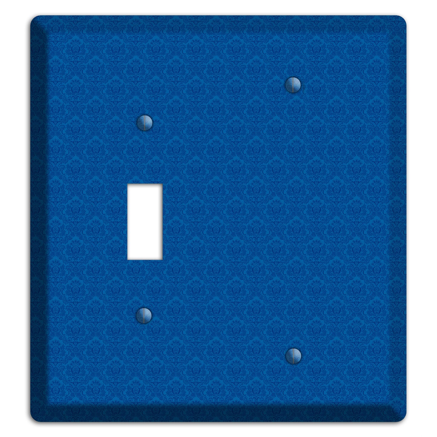 Blue Cartouche Toggle / Blank Wallplate