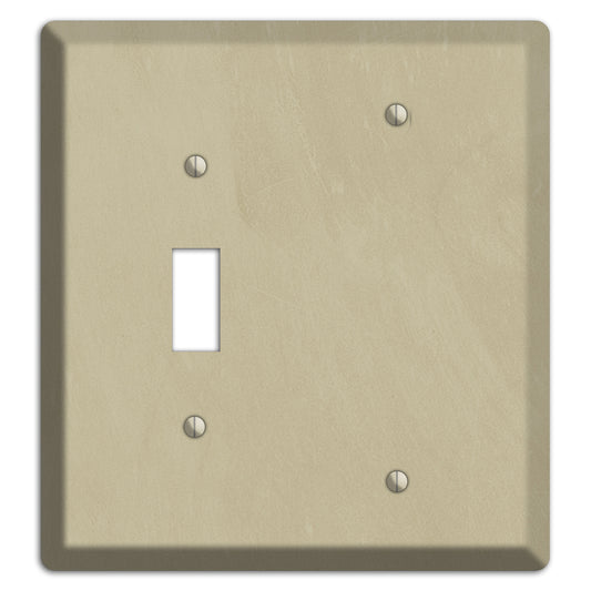 Chalk Beige Toggle / Blank Wallplate