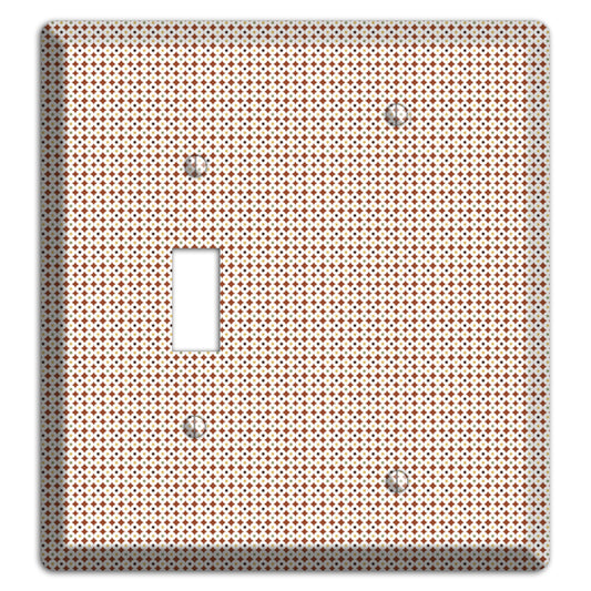 Beige Weave Toggle / Blank Wallplate