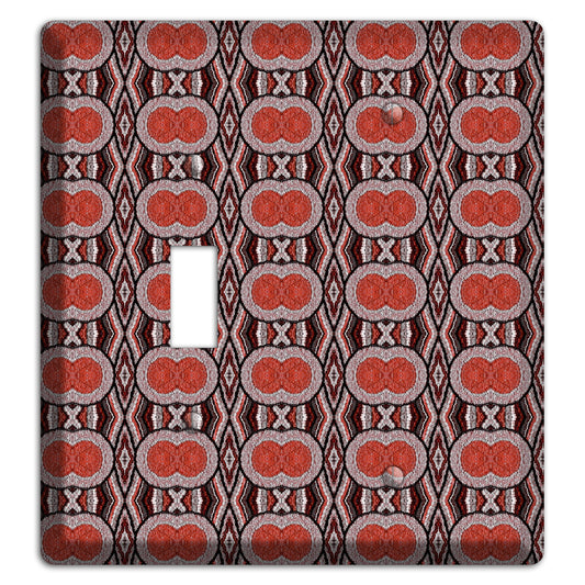 Red Tapestry Toggle / Blank Wallplate