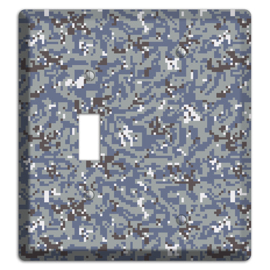 NWU Grey Dom Camo Toggle / Blank Wallplate