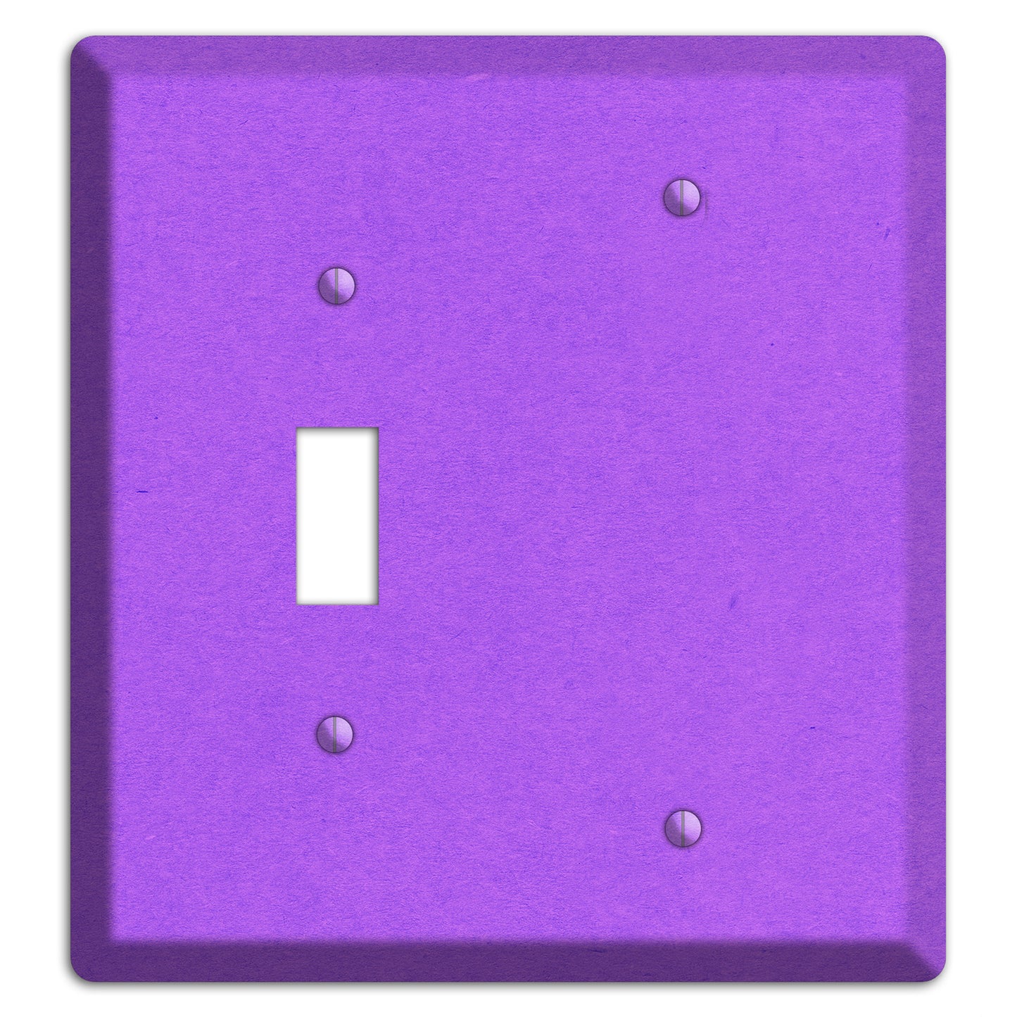 Dark Orchid Kraft Toggle / Blank Wallplate