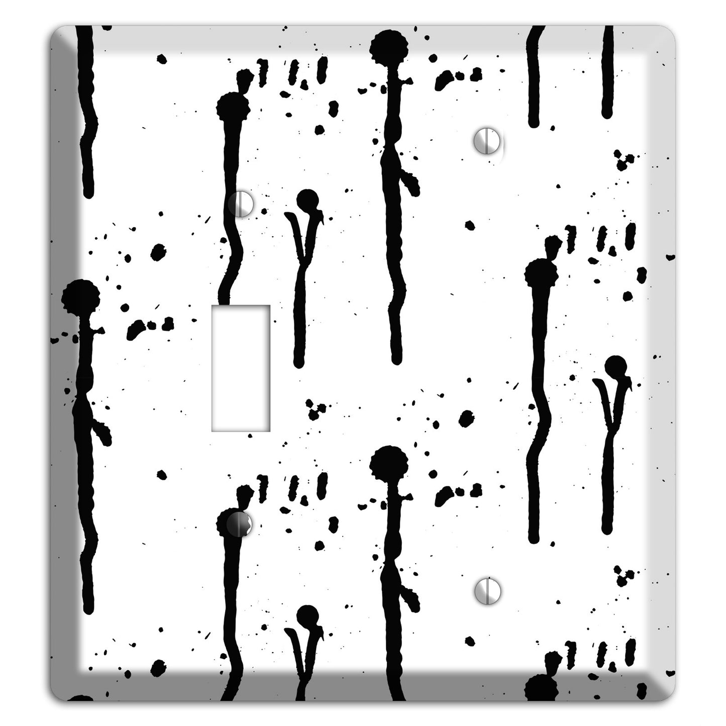 Ink Drips 5 Toggle / Blank Wallplate