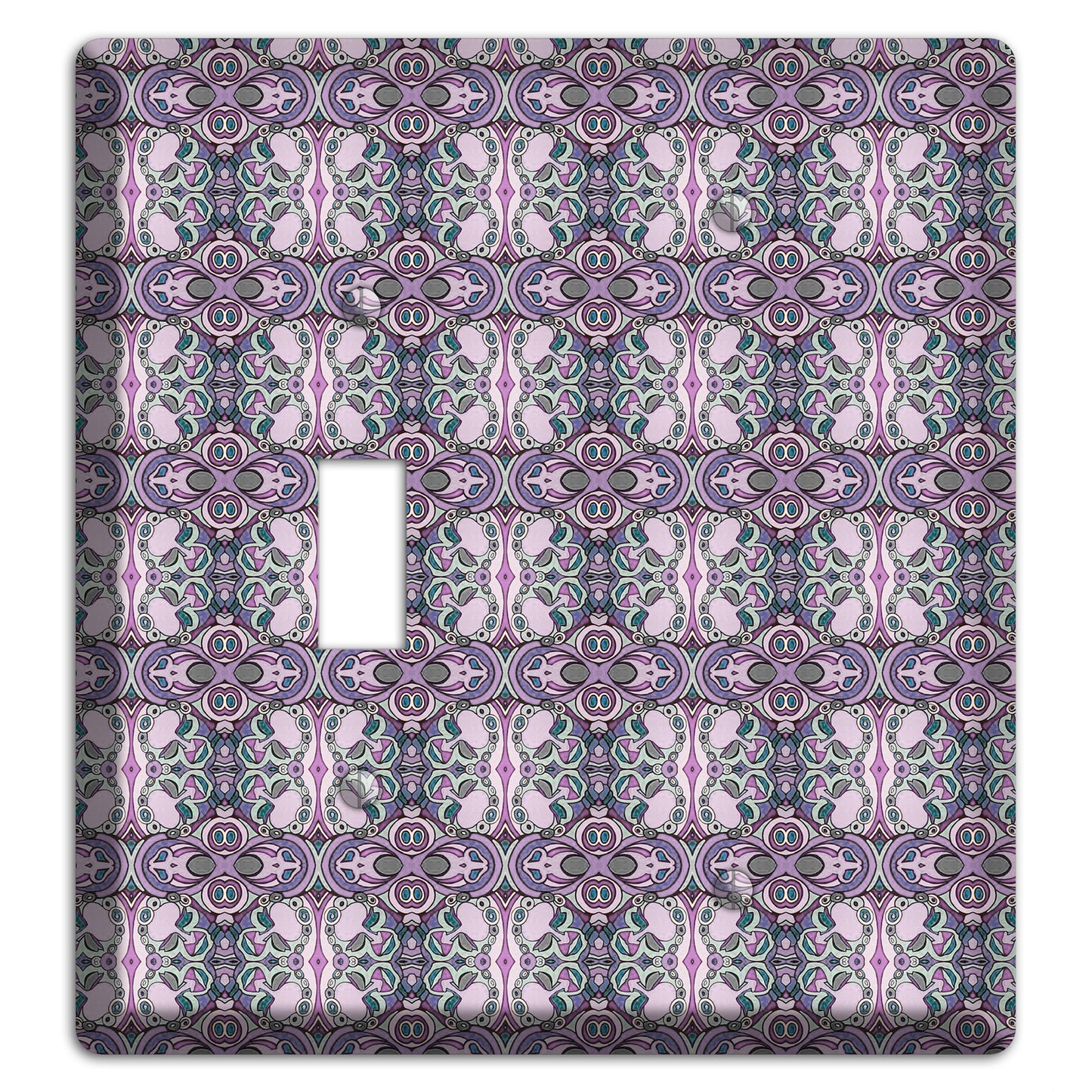 Pink Purple Sage Tapestry Toggle / Blank Wallplate