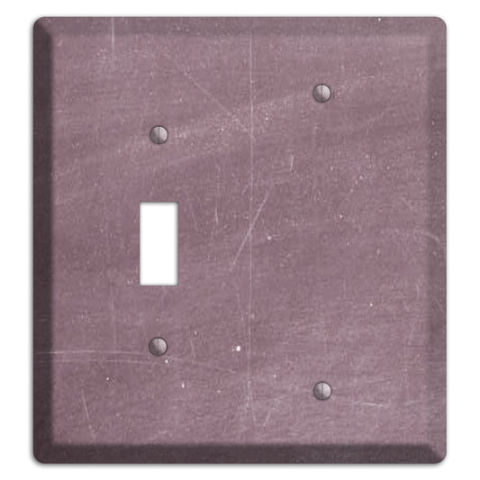 Chalk Maroon Toggle / Blank Wallplate