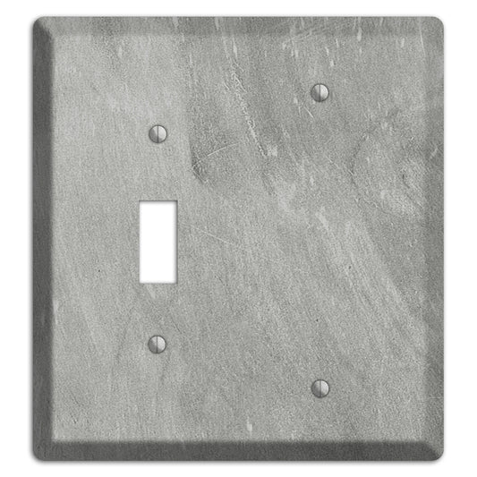 Chalk Grey Toggle / Blank Wallplate