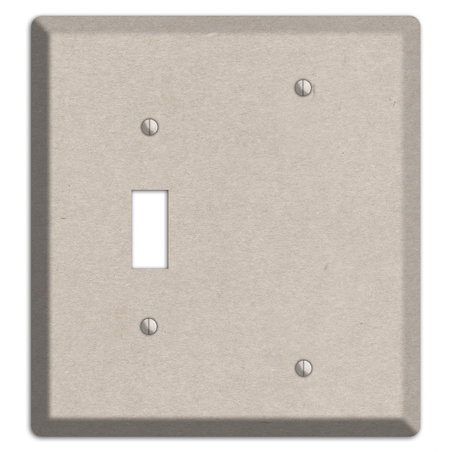 Bison Hide Kraft Toggle / Blank Wallplate