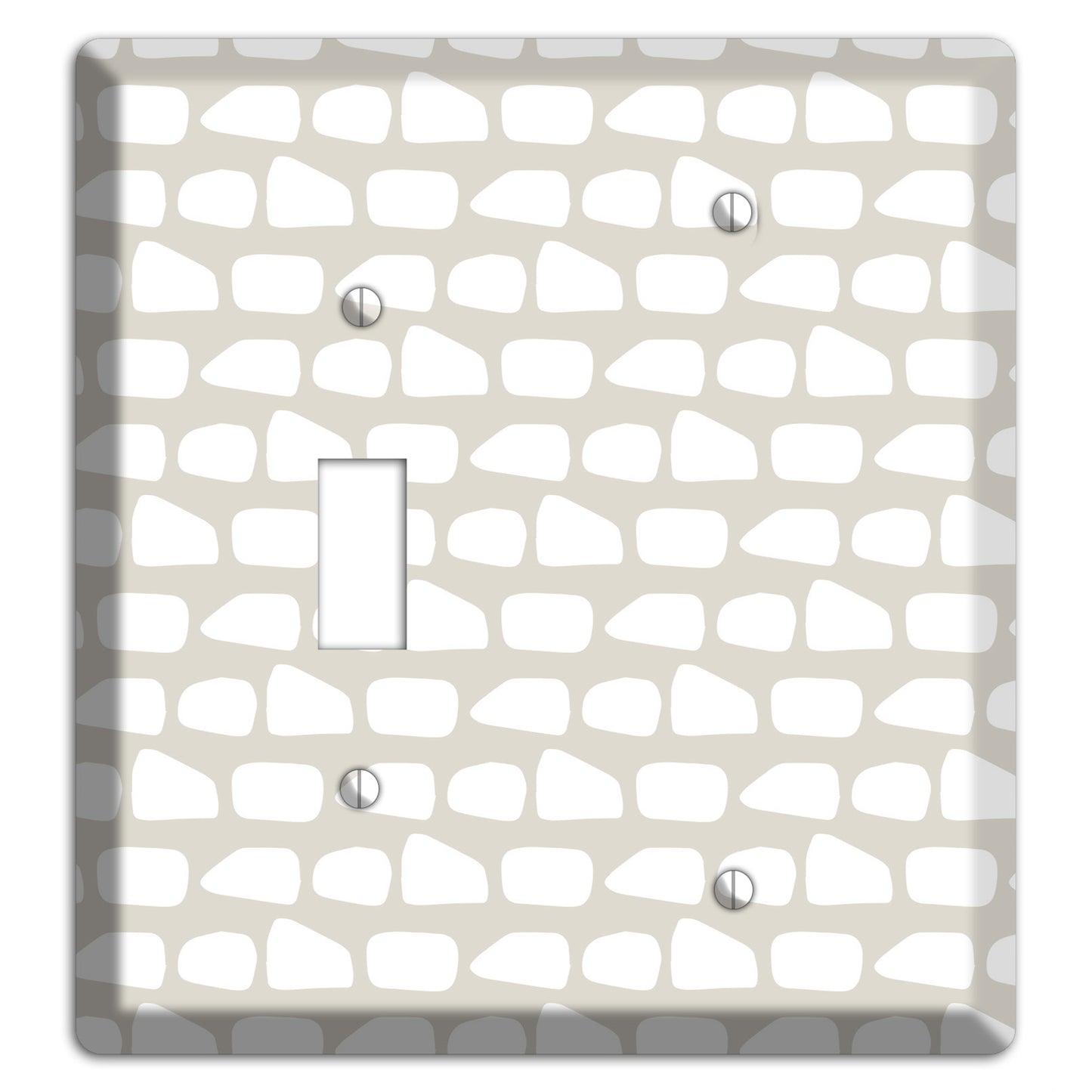 Simple Scandanavian Style Q Toggle / Blank Wallplate