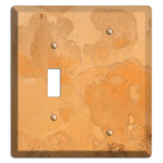 Tan Concrete Toggle / Blank Wallplate