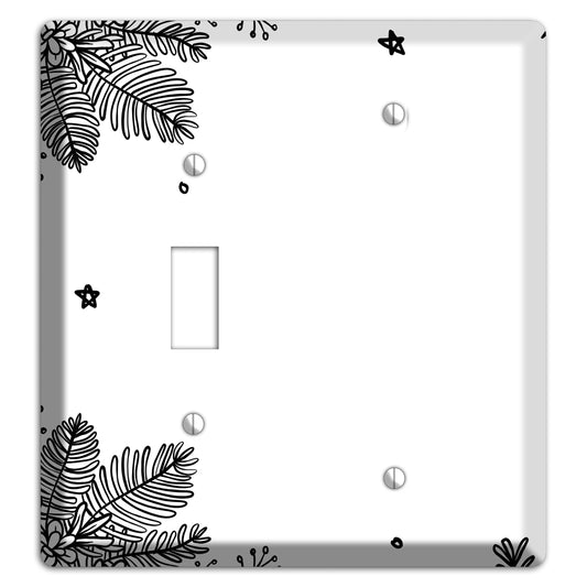 Cartoon Christmas 2 Toggle / Blank Wallplate