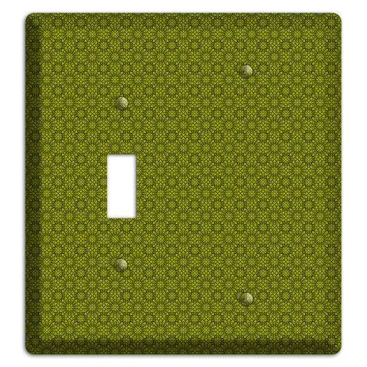 Multi Green Foulard Toggle / Blank Wallplate