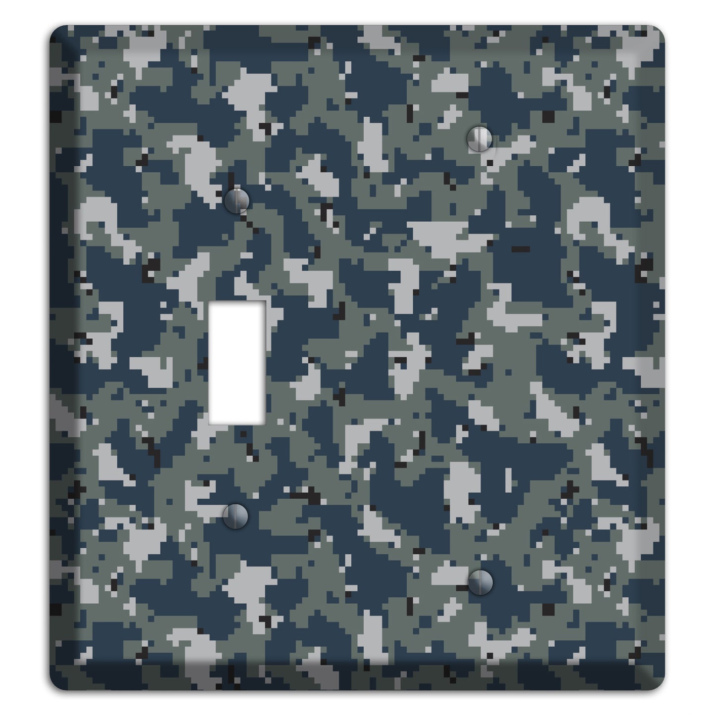 Navy 2007 Camo Toggle / Blank Wallplate