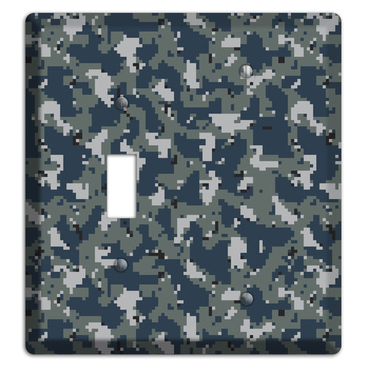 Navy 2007 Camo Toggle / Blank Wallplate