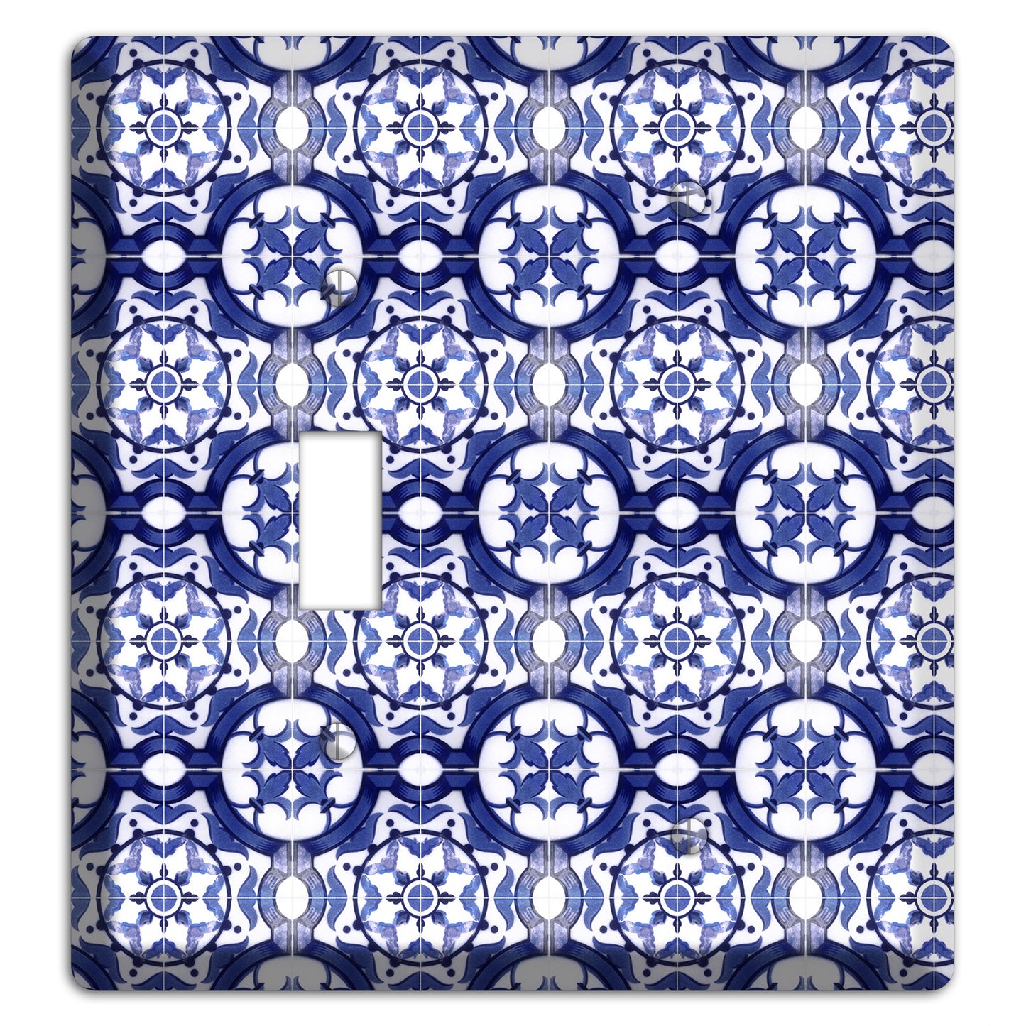 Tavira Tiles 10 Toggle / Blank Wallplate