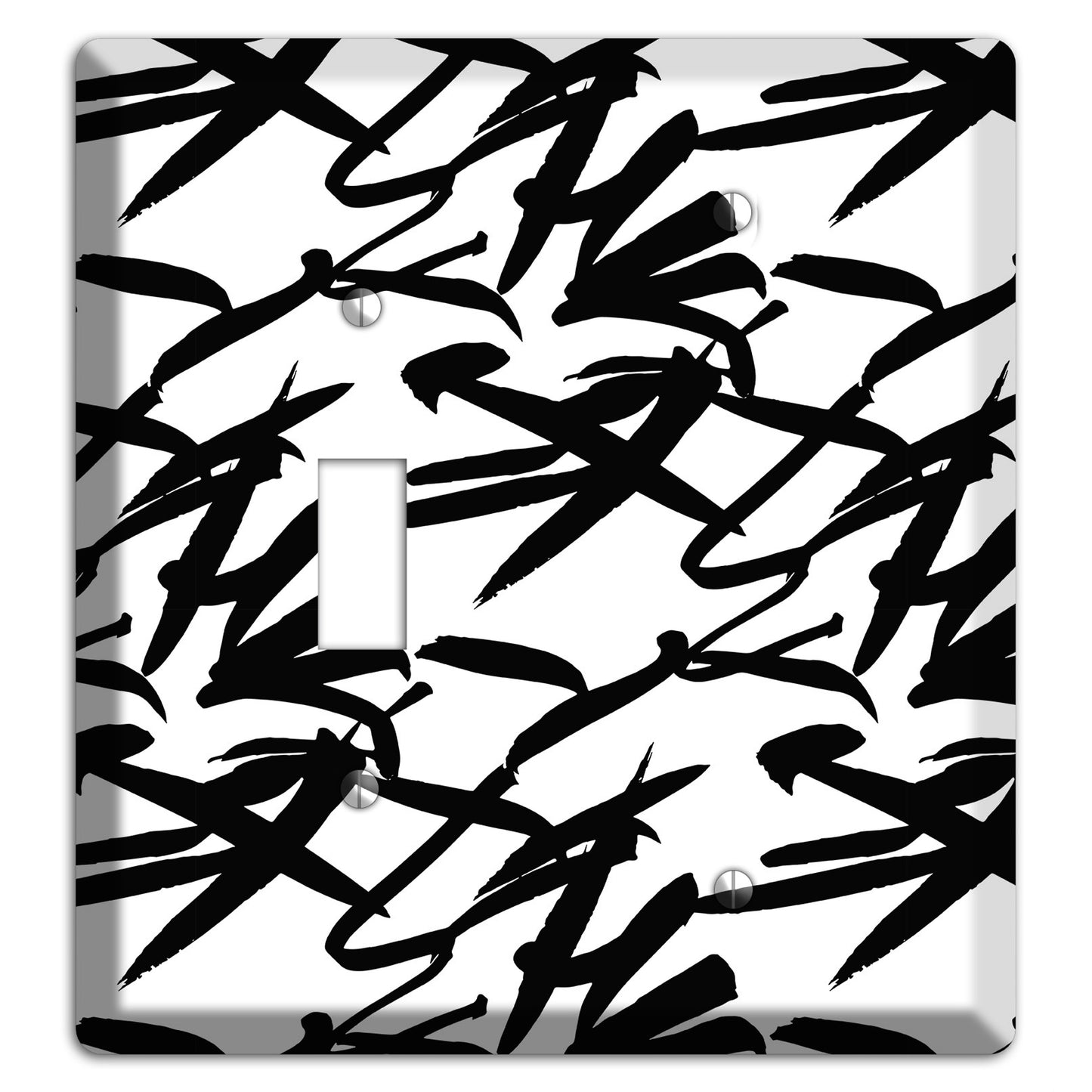 Ink Brushstrokes 2 Toggle / Blank Wallplate