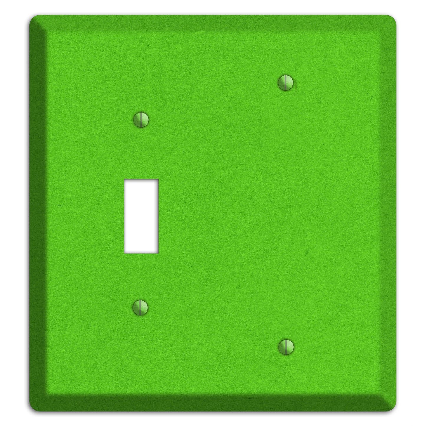 Kelly Green Kraft Toggle / Blank Wallplate