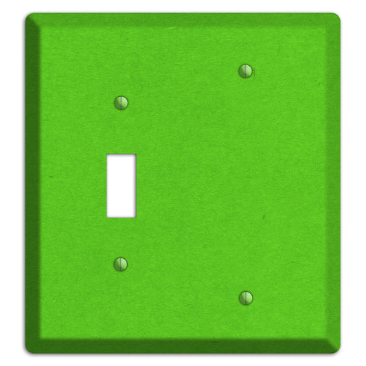 Kelly Green Kraft Toggle / Blank Wallplate