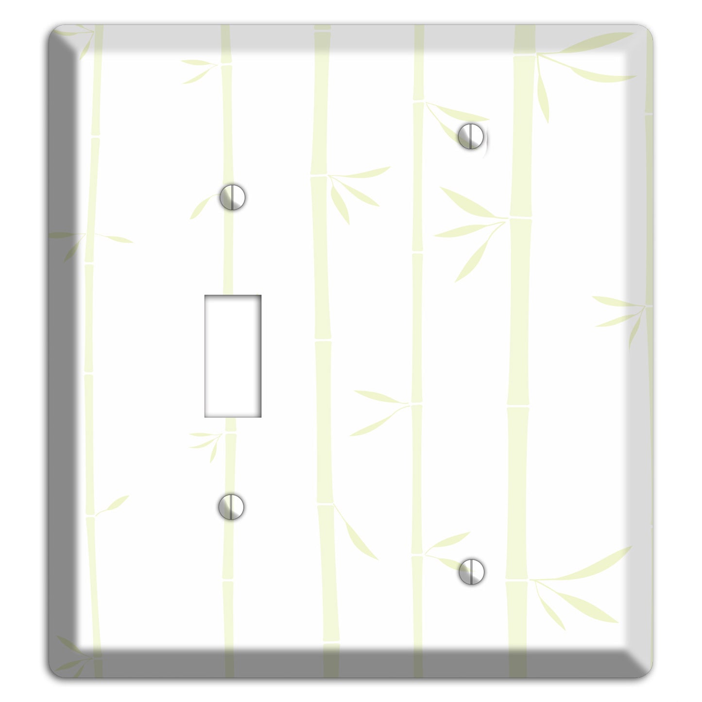 Light Green Bamboo Toggle / Blank Wallplate