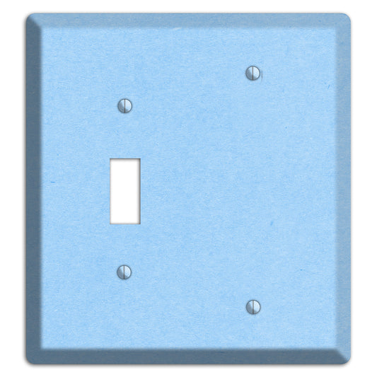 Light Sky Blue Kraft Toggle / Blank Wallplate