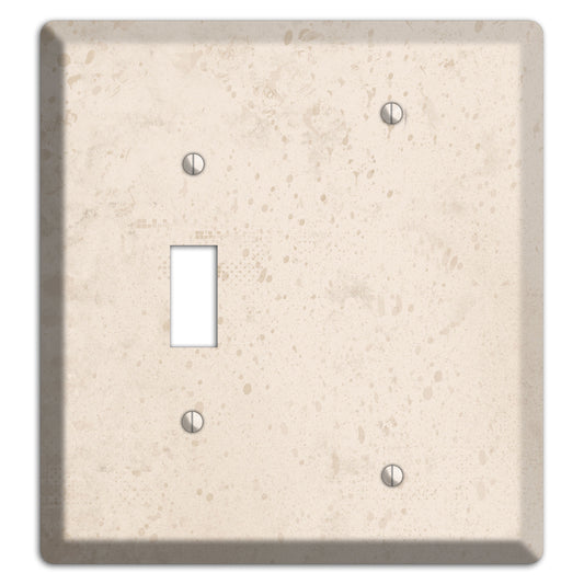 Bone Neutral Texture Toggle / Blank Wallplate