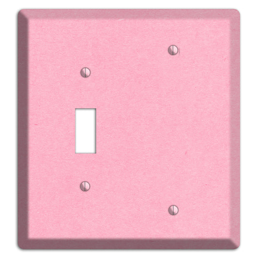 Lavender Pink Kraft Toggle / Blank Wallplate