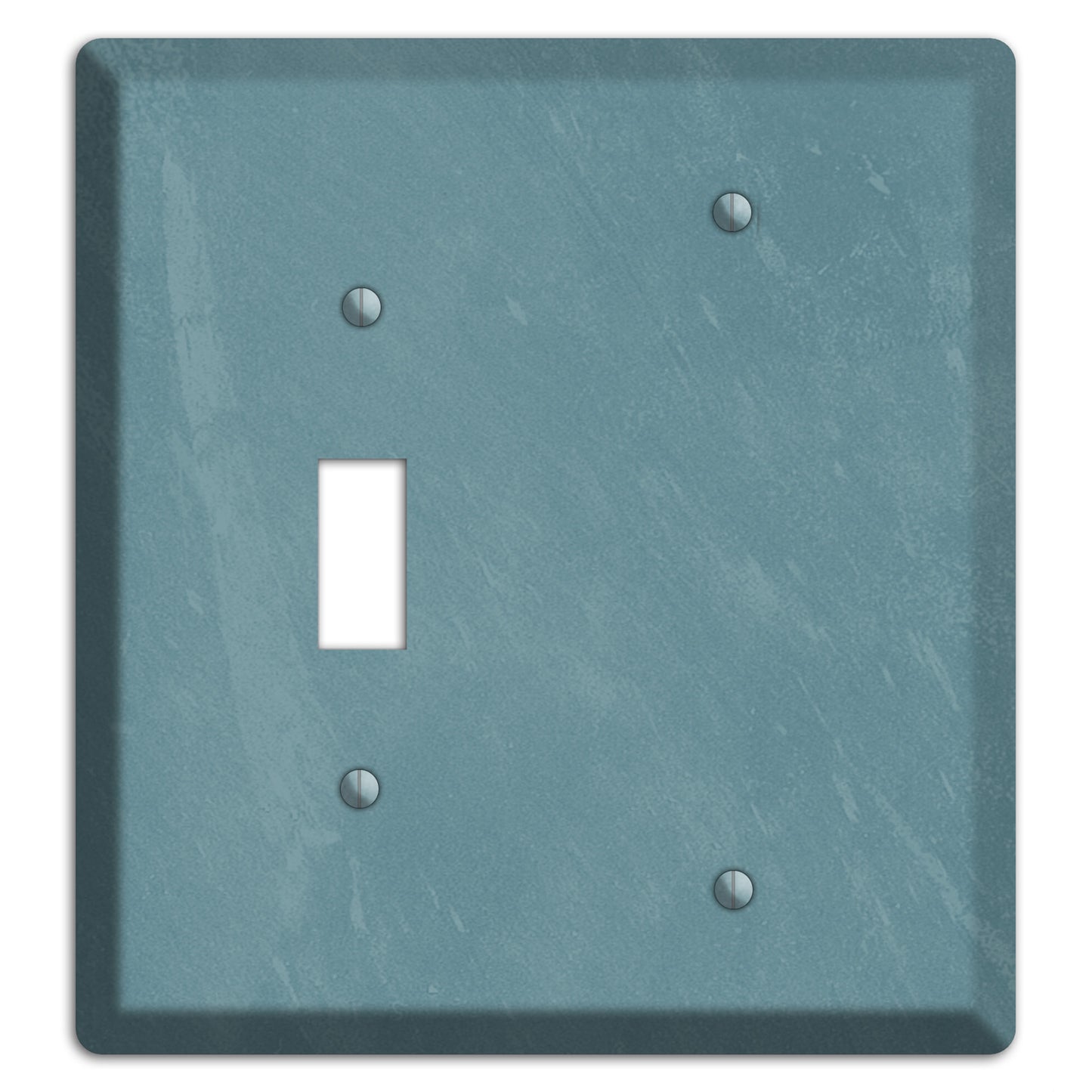 Chalk Teal Toggle / Blank Wallplate