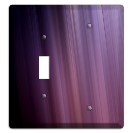 Eggplant Ray of Light Toggle / Blank Wallplate