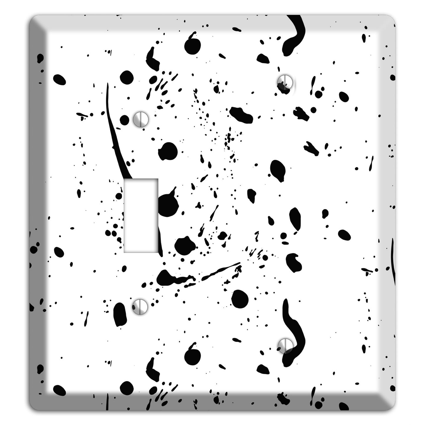 Ink Splash 2 Toggle / Blank Wallplate