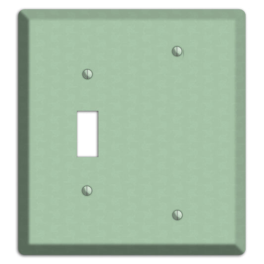 Sage Tiny Cartouche Toggle / Blank Wallplate